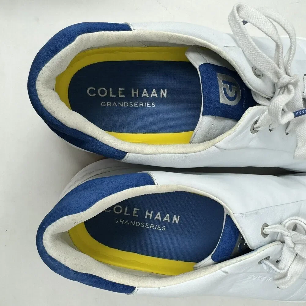 Cole Haan Grand Series Sneaker Optic White‎ Leather C35001 Men's Size 11.5
